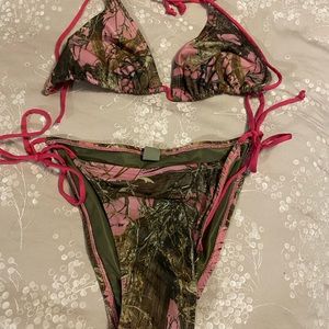 COPY - Pink camo bikini. NWOT